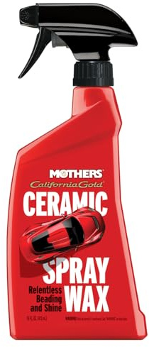 Mothers California Gold Ceramic Spray Wax, 16 oz. – Super-Hydrophobic, Delivers Deep Gloss, Relentless Beading & Long-Lasting Shine in a Quick, Easy, User-Friendly Spray-On Formula (05766)