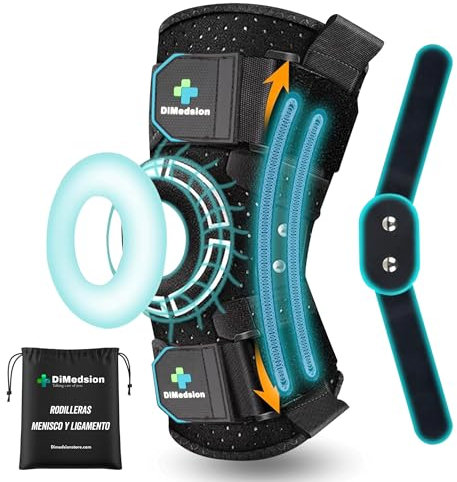 Dimedsion Ginocchiera Ortopedica ginocchio con Rinforzi Metallici | Tutore Ginocchio Traspirante, Ginocchiera Ortopedica, Ginocchiera per Artrosi Ginocchio, Ginocchiere Ortopediche, Fascia Ginocchio