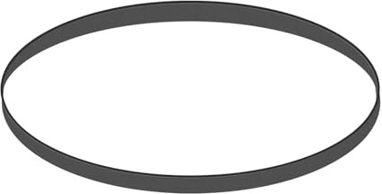 Gissroys Correa de transmisión plana resistente al desgaste de 4 mm para reproductores de cinta clásica, proceso de reemplazo fácil de 140-190 mm, plegada, fácil instalación