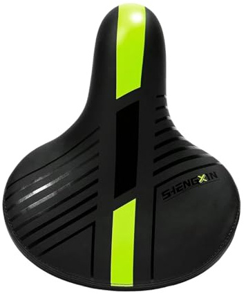 Harilla Selle de vélo Ergonomique pour Homme et Femme, Accessoire de Cyclisme, Respirante, Confortable et résistante à l'usure, Vert