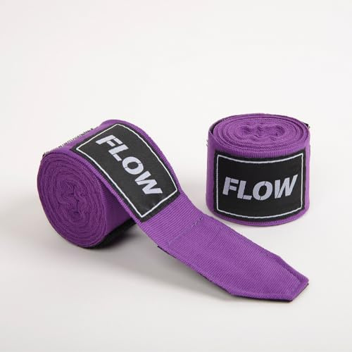 Flow Fightgear Bende Boxe - 4,5 m - mexikansk stil - lila