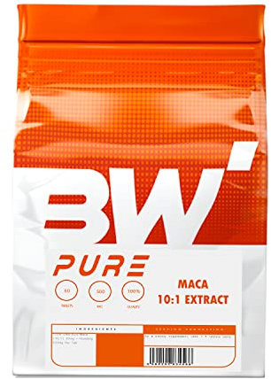 Bodybuilding Warehouse, Pure Maca Tablets - Natural Root Extract - Fantastic Source of Vitamin B2 (60 Tablets)