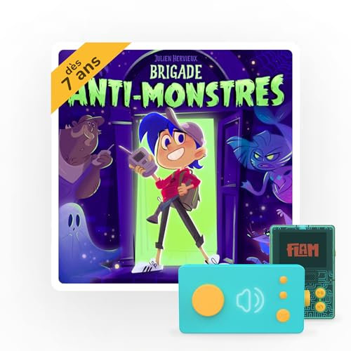 Lunii - Coffret Brigade Anti-Monstres - Livre Audio interactif dès 7 Ans à écouter sur Ma Fabrique à Histoires