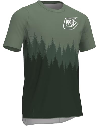 MTB Shirt Herren,Fahrrad Shirt,radshirt Herren Kurzarm,MTB Tshirt,Geeignet Zum Laufen/Radfahren/Wandern Und Anderen Sportarten (Style-02,XL)