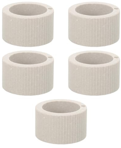YUGSHNKFC 5 Anclas De Cerámica para Plantas De Acuario Anillos para Plantas para Decoración Segura De Jardín Subacuático Peceras Accesorios De Paisaje Anillos De Cerámica para Acuario