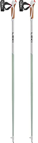 LEKI Passionsstavar, rökgrön vit, 120 cm