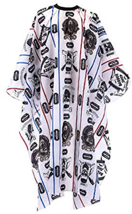 Rianpesn Capa para Cabello,Delantal Pelo con Cierre Ajustable para Hombres y Mujeres | Delantal peluquería para Cortar el Cabello y la Barba para peinar el Cabello, Herramienta