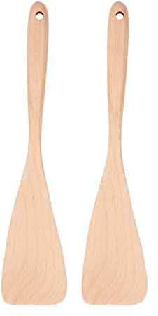 Trävändare, Träspatel Träspatel, Träskyffel Bekvämt Långt Handtag för Matlagning