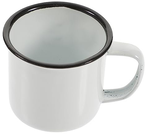 OKUMEYR Vintage Teetasse aus Retro Wassertasse für Zuhause Büro Camping Praktische Kaffeetasse für Verschiedene Anlässe