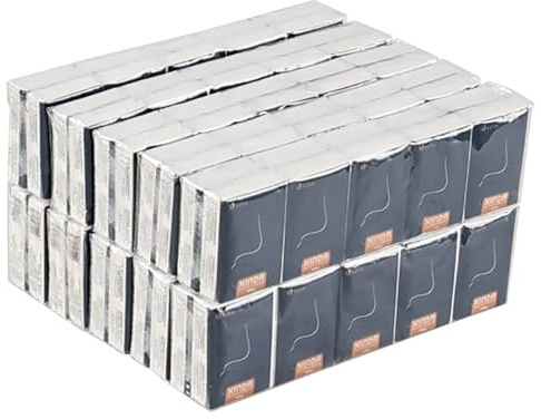 Sosody Confezione da 100 mini fazzoletti tascabili per il viso, piccoli fazzoletti tascabili, confezione multipla a 4 strati