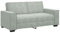 vidaXL 2-Sitzer-Sofa Hellgrau 140 cm Samt