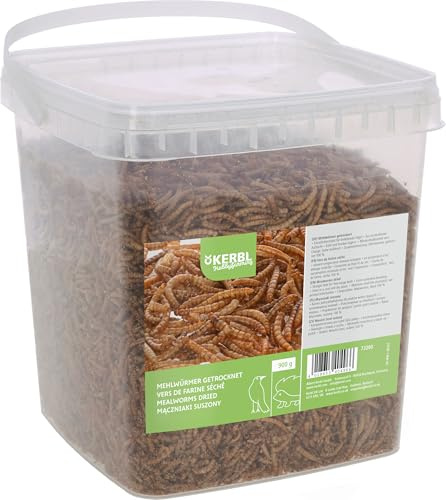 Kerbl Torkad mjölmask – 900 g hink (100% naturlig) 73200