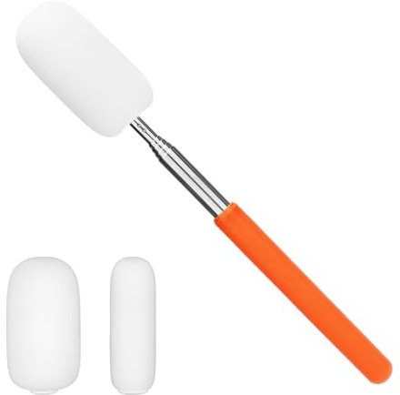 Esponja Telescópica para Cerámica, Esponja Retráctil para Arcilla con Extensión de hasta 72cm (Naranja)