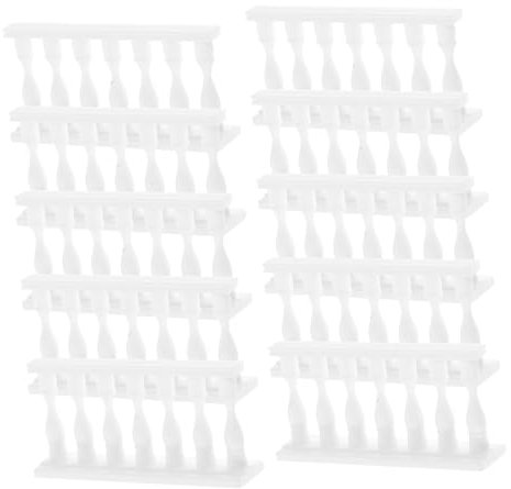 JOINPAYA 10pièces Clôtures Décoratives Plastique à Monter Soi-même pour Micro-paysages Et Maisons De Poupées Accessoire De Construction Créatif
