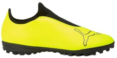 Puma Finesse Astro Turf - Scarpe da calcio da uomo, tomaia in pelle, giallo nero, 40.5 EU