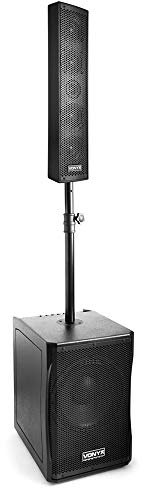Vonyx VX1200 Active Column Array Speaker System - 750W Powered PA Speakers with Subwoofer - Portable Active Powered Speakers for Live Events, DJs, Gigs, Bands, and Conferences