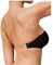 Selene - Reggiseno Balconcino a Fascia Senza Spalline con Chiusura Posteriore Invisibile Magdalena (Nero, 4)