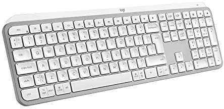Logitech MX Keys S - Hellgrau, Italienisches QWERTY-Layout
