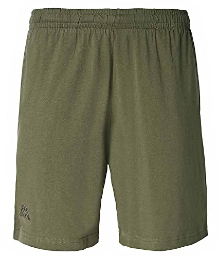 Kappa Cabas Short Pantalones Cortos Hombre, Green Olive/Green Africa, L