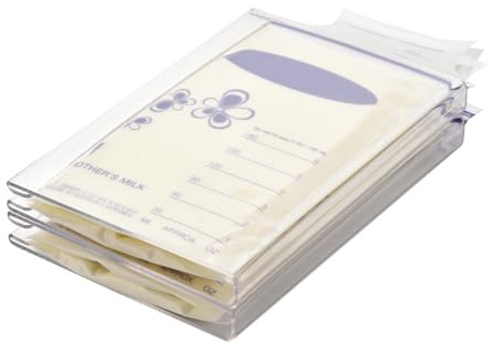 Freeze Flat Breast Milk Storage Bag |Breastmilk Freezer Flattener Kit Make Mother's Milk Bags Organizer Even to Save Refrigerator Space | Fit 3 4 5 6oz, 2-Pack