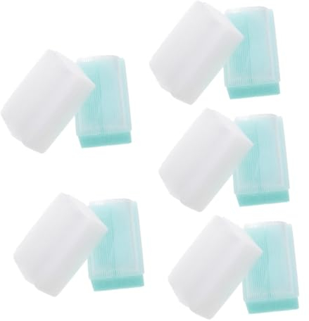 minkissy 10 Stk sensorische Bürste Schwammbürste baby brush babyhaarbürste Stubenwagen Haar Kopfhaut Wäscher Babyversorgung praktische Duschbürste Zubehör Bürstenkopf Kind pp