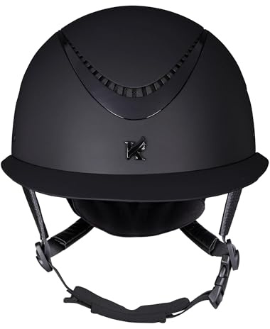 Karben Elisa Ellipse ridhjälm - vuxen (52 cm–54 cm) (svart)