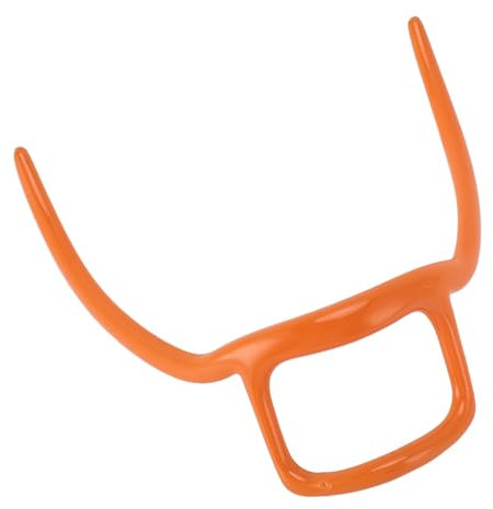 Bartformer, Haarpflege-Formwerkzeug, Einfaches Trimmen Ihres Bartes, Perfekte Form für Verschiedene Barttypen, Bartformwerkzeug Zum Trimmen von Bärten (ORANGE)