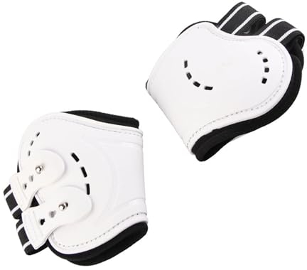 Doact Pferdegamaschen, Fliegenbeinwickel für Pferde, Schienengamaschen für Pferde, Vorne Offen, Springsehne, Pferdegamaschen, Atmungsaktive Pferdehinterbeingamaschen Zum Reiten,