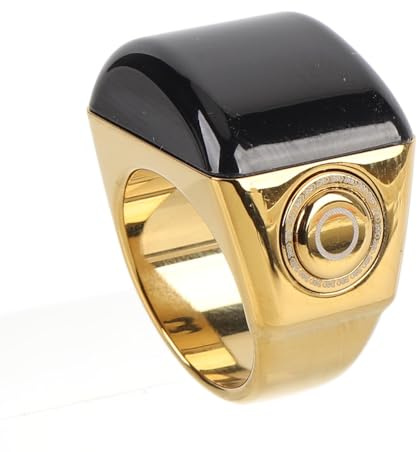 Asixxsix Smart Ringräknare, Zinklegering Digital Tasbih Fingerräknare med Böntid Påminnelse och Mobilappstöd, IP67 Vattentätning för Män Kvinnor Unisex (18 mm)