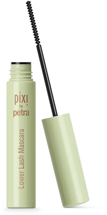 Pixi Beauty Lower Lash Mascara, Water-Resistant Formula, Slim Brush with Short Bristles, Vitamin E & Panthenol for Lashes, 3.2ml 0.11fl oz