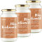 Huile de Coco Bio Extra Vierge MonteNativo - 1000ml (1Liter) Huile de Noix de Coco Biologique et non Raffinée, Pure et 100% Bio - Idéale Pour Les Cheveux, Le Corps et Comme Aliment (3x1000ml)