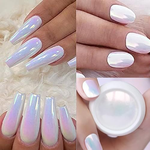 Mirror Neon Aurora Nail Art Glitter Powders Mermaid Unicorn Chrome Pigment Dust Manicure DIY Nail Art Decoration Glitter Acrylic Powder Mermaid Pigment Holographic Dust Nail Art Decorations