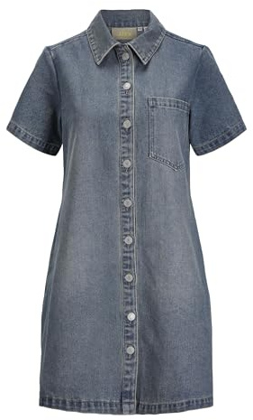 JJXX Jxamara Robe pour Femme SS DNM Bleu Denim M, Denim Bleu médium, M