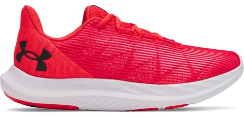 Under Armour Men's Charged Speed Swift, Lightweight and Ultra-Breathable Men's Runners, Running Shoes with Durable Rubber Outsole,Racer Red / Racer Red / Black,10