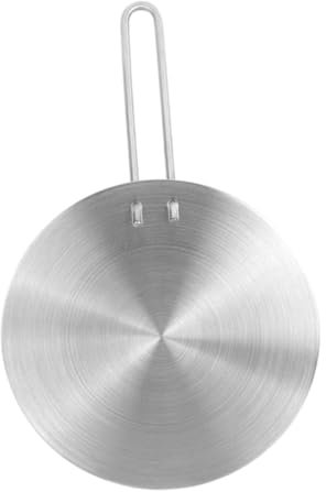 DECHOUS Induction Heat Diffuser Plate Adapter Stainless Steel Kitchen Thermal Guide Plate for Cookware Compatible Induction Cookers Detachable Design