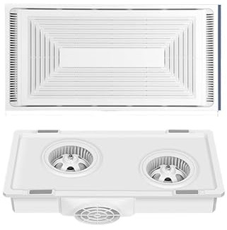 cfycfy987 Ventilation Fan Integrated Ceiling 30x60 Exhaust Fan Kitchen Bathroom Strong Silent Ultra Thin 9cm Dual Motor Ventilation Fan Bathroom Fan Extractor