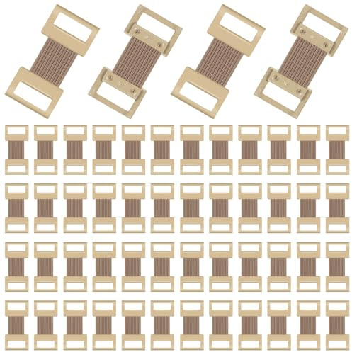 NUSITOU 120pcs Replaceable Gripper Fastener Bandage Fixing Buckles Reliable Hold Quick Bandage Fixation Aluminum and Rubber Bands for On-the-go Use and Travel