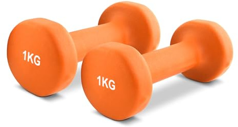 MSPORTS Hantlar set premium 0,5–5 kg hantlar, par inkl. övningsaffisch och träningsapp – Calisthenics utrustning | hantelset