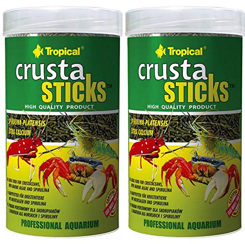 Tropical 2 x 250 ml Crusta Sticks f. Krustentiere Garnelen mit Meeresalgen und Spirulina