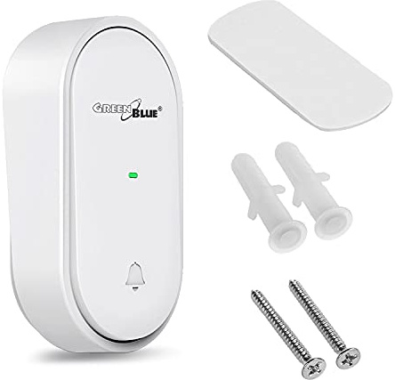 Green Blue GB348 Extra Kinetisk Sändare För GB210 Dörrklocka Radioklocka Trådlös Batterier IP44 Stänksäker