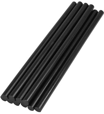 A ABSOPRO Hot Melt Glue Sticks 0.28 Pcs 5.91 Resin Black (Set of 10)