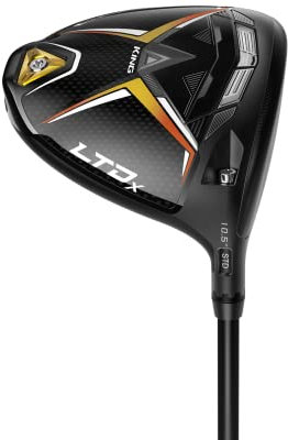 Cobra Golf 2022 LTDX Driver Matte Black-Gold Fusion (Herren, Linke Hand, UST Helium Nanocore, Senior Flex, 12)