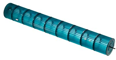 PATIKIL 85x596mm Aire Acondicionador Soplador Ventilador Rueda, Cruzado Flujo Ventilador Ensamblaje Reemplazo para Habitación AC, Verde