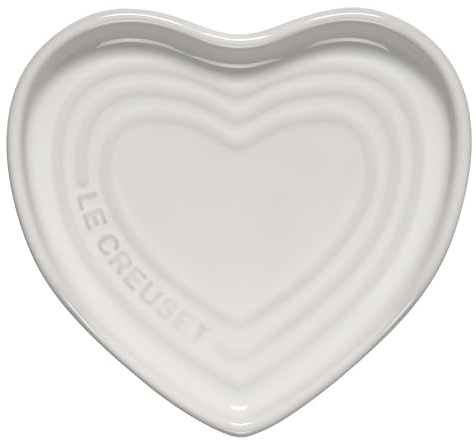 Le Creuset White Heart Stoneware Spoon Rest 5