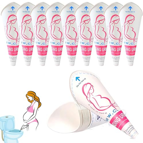 TUHNHGD Urinal für Frauen Damen Tragbares Auslaufsicher Frauenurinal für Urinieren im Stehen oder Hocken Diskretes (20 PCS)