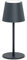 lundwa Dimmbare led akku tischleuchte 26CM, 5000mAh camping lampe akku aufladbar, 3W 3000K tischleuchte kabellos, IP54 Outdoor Tischlampe für Restaurant, Schlafzimmer, Bar (Anthrazit,1 Stück)