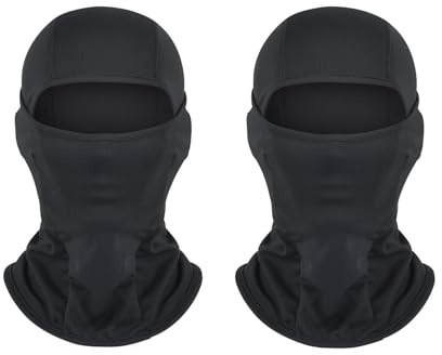 QSZHSL 2 Piezas Pasamontañas para niños, Pasamontañas Térmico de Invierno Niños, Balaclava Invierno Niños de Esquí Niñas, Pasamontañas de Esquí Invierno, para Esquí Bicicleta Correr