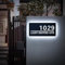 Placas De Dirección Modernas Y Personalizadas Con Luz LED, Número De Casa Iluminado En Acrílico 3D Personalizado For Exteriores Y Patios.(20x40 cm)