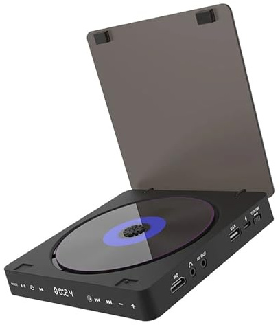 Lettore DVD Ad Alta Definizione Lettore DVD DomesticoTVbox Lettore Dischi Connessione HDMI AV Con Ingresso USB Uscita Cuffie Schermo LED Touch