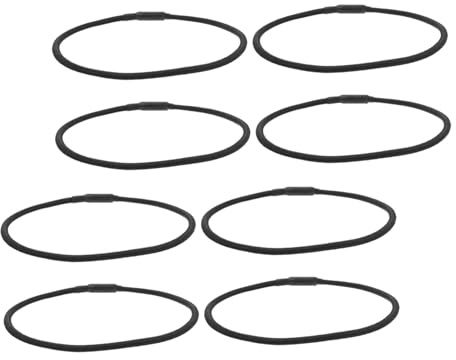 HEMOTON 8 Pezzi Fasce Elastiche Antivibrazione per Supporto Microfono Anelli in Gomma Antishock per Microfoni Condensatore e Bracci Sostituzione Facile per Registrazioni Audio Stabili